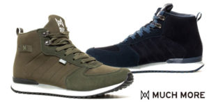 Zapatillas de piel combinada Much More Gaten para hombre chollo en eBay