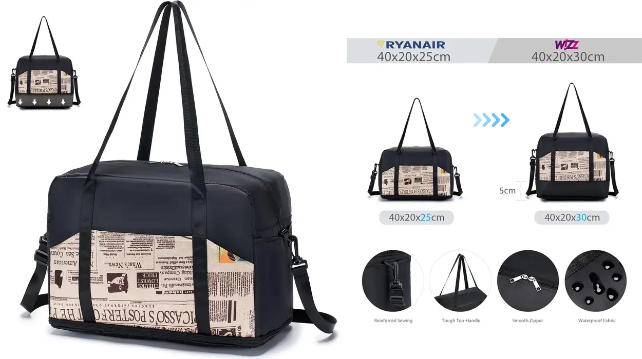 bolsa cabina ampliable bagzy ryanair barata