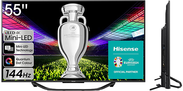 Chollo Smart TV Hisense 55U7KQ Mini LED de 55"