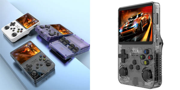 Consola portátil retro con pantalla LCD de 3,5"